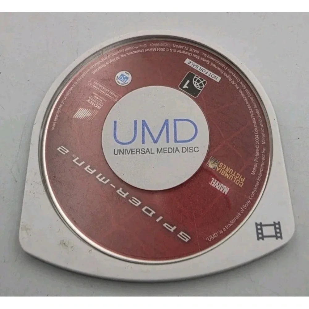 Spider-Man 2 UMD Video Sony PSP 2005 Tobey Maguire Marvel Movie Tested Works